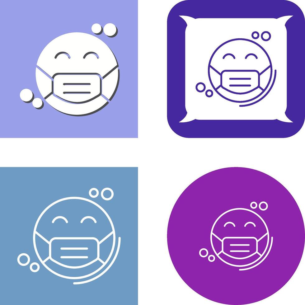Mask Icon Design vector