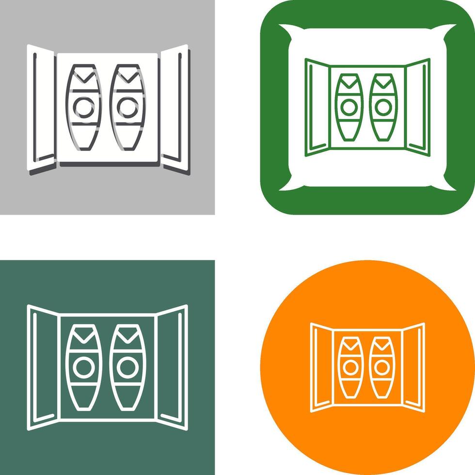 Cigar Box Icon Design vector