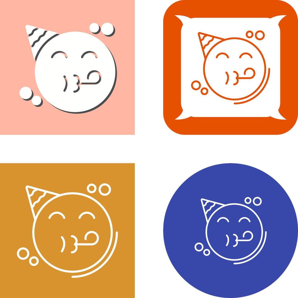 Party Icon Design vector