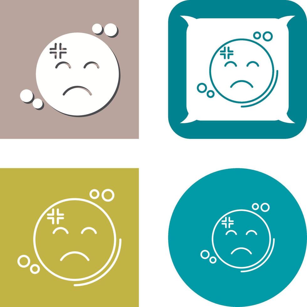 Dissapointment Icon Design vector