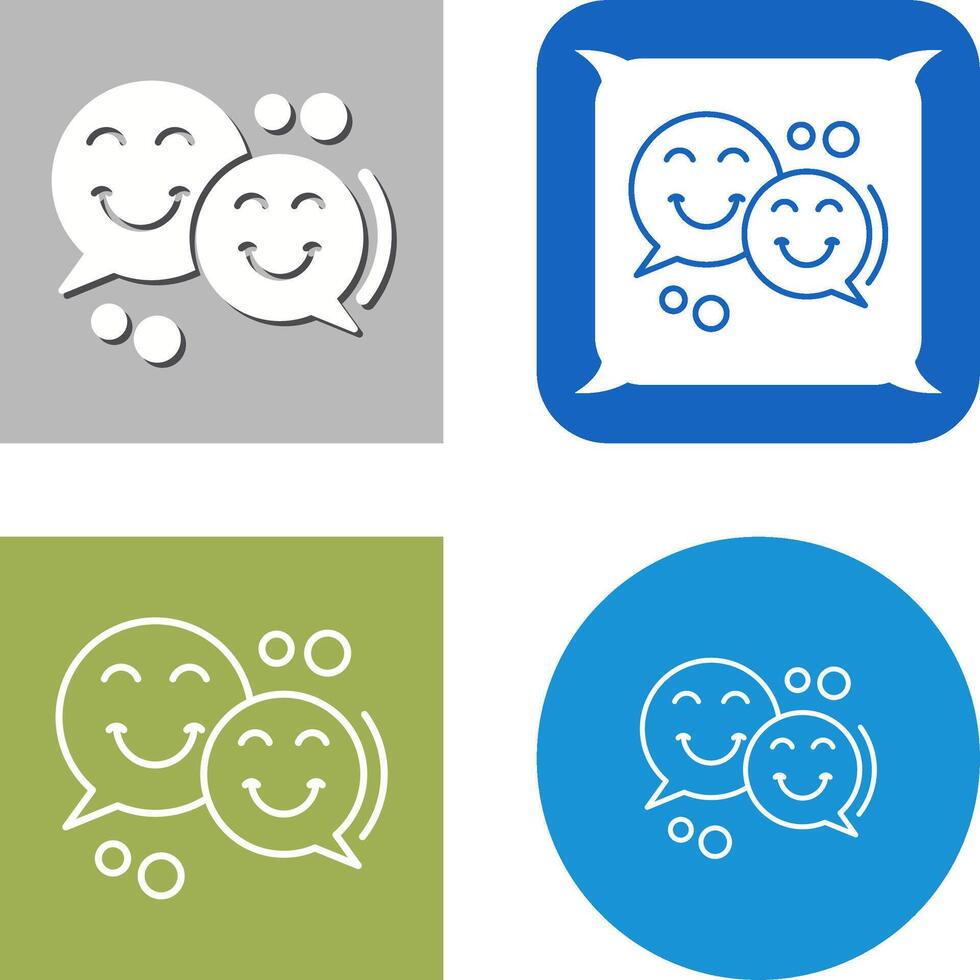 Chatting Icon Design vector