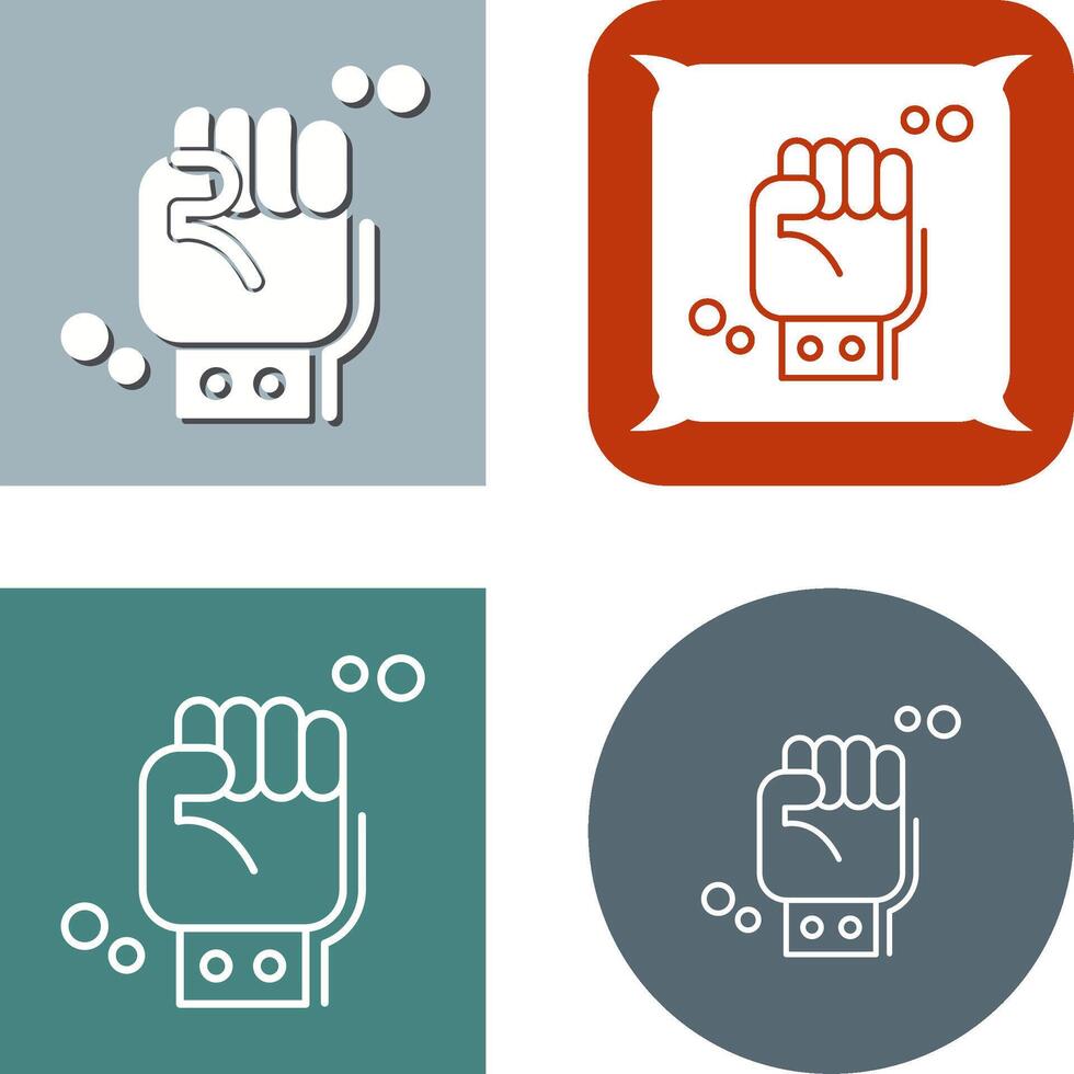 Fist Icon Design vector