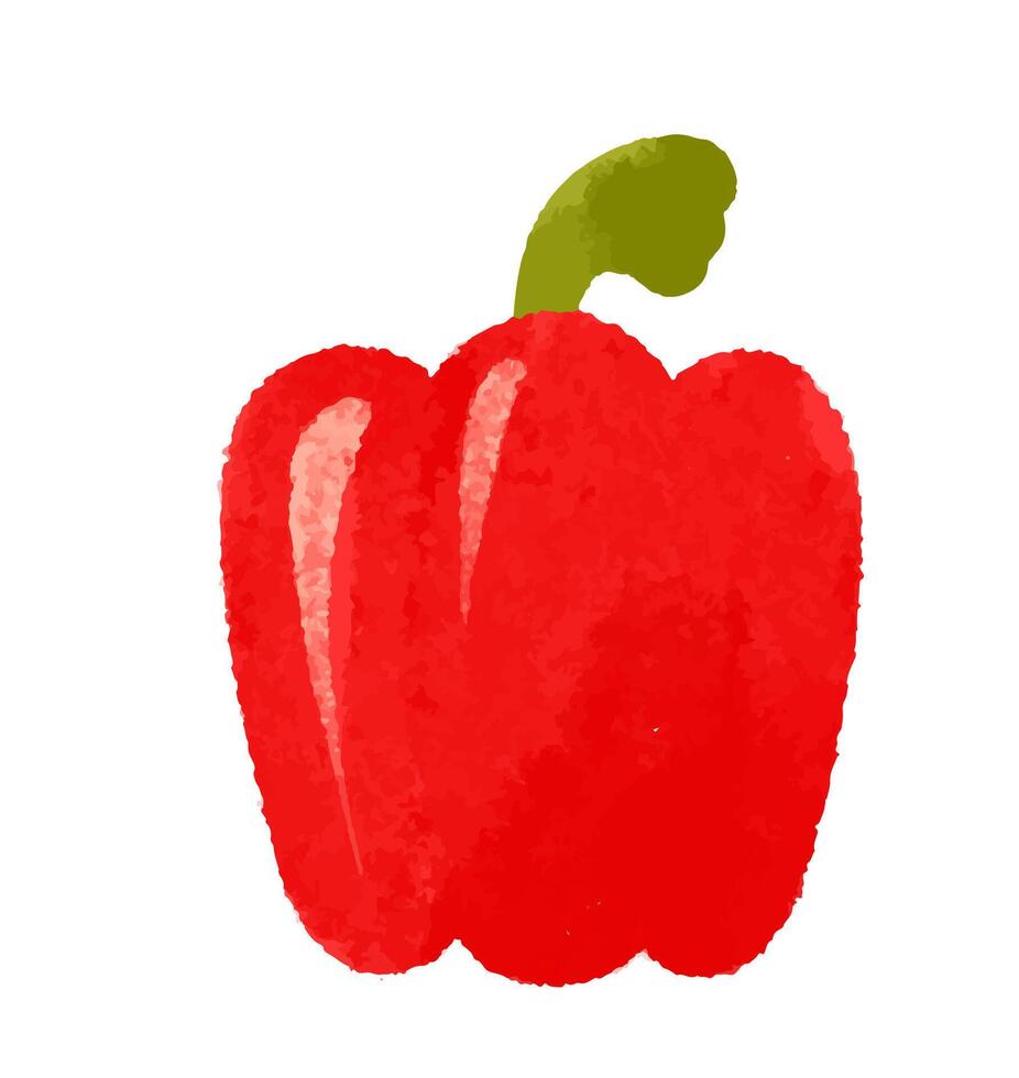 Set of cartoon vegetables. Hand drawn illustration on isolated b vector