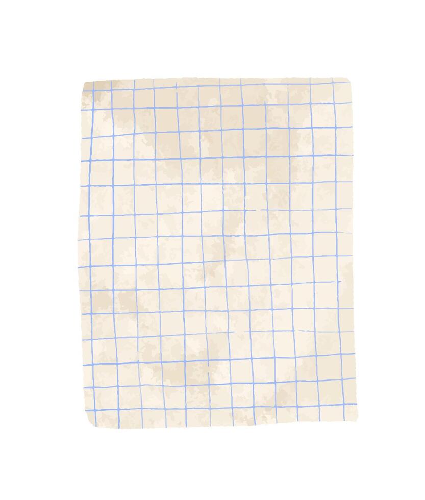 Paper templates for notes. Sheets of paper. Illustration of note vector