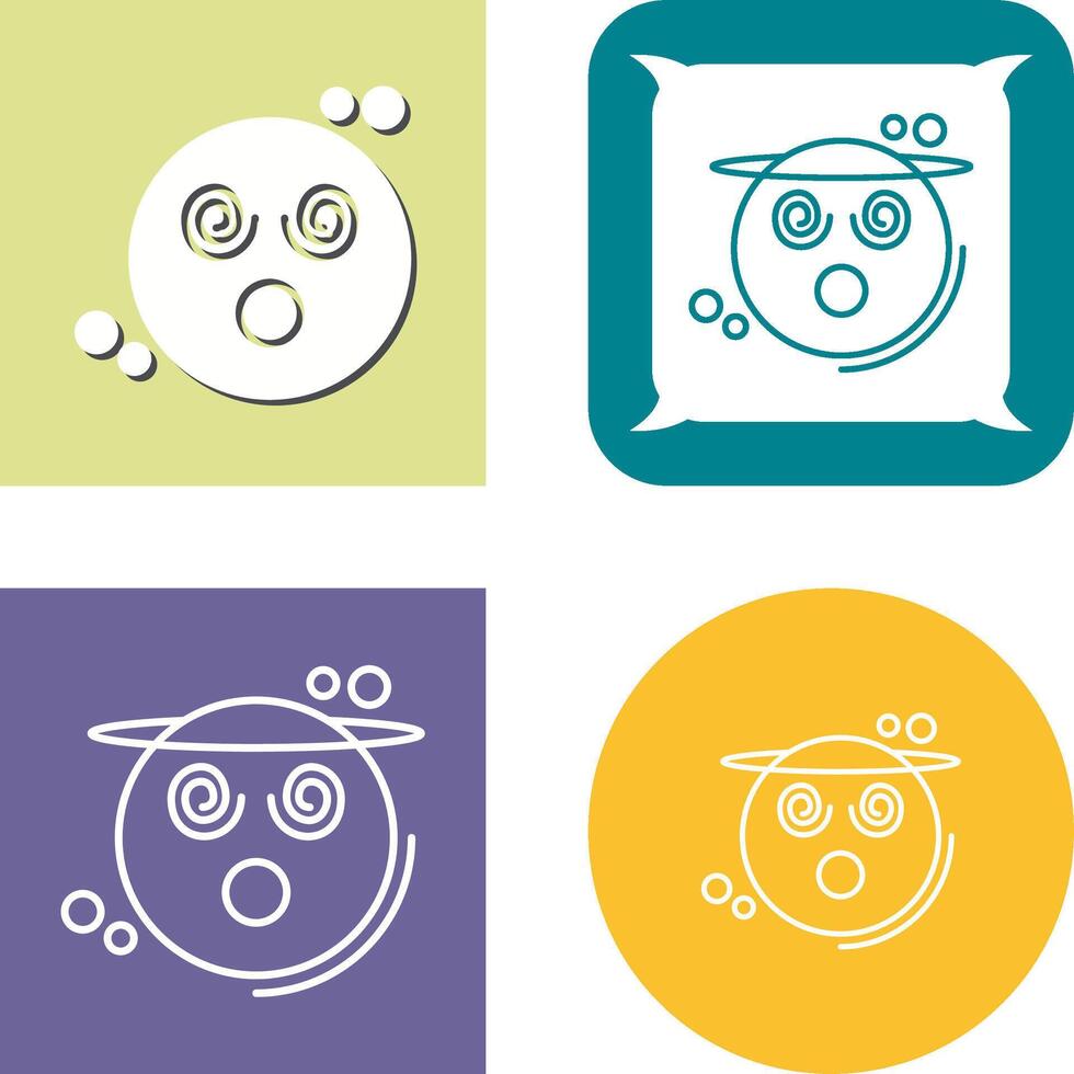 Dizzy Icon Design vector