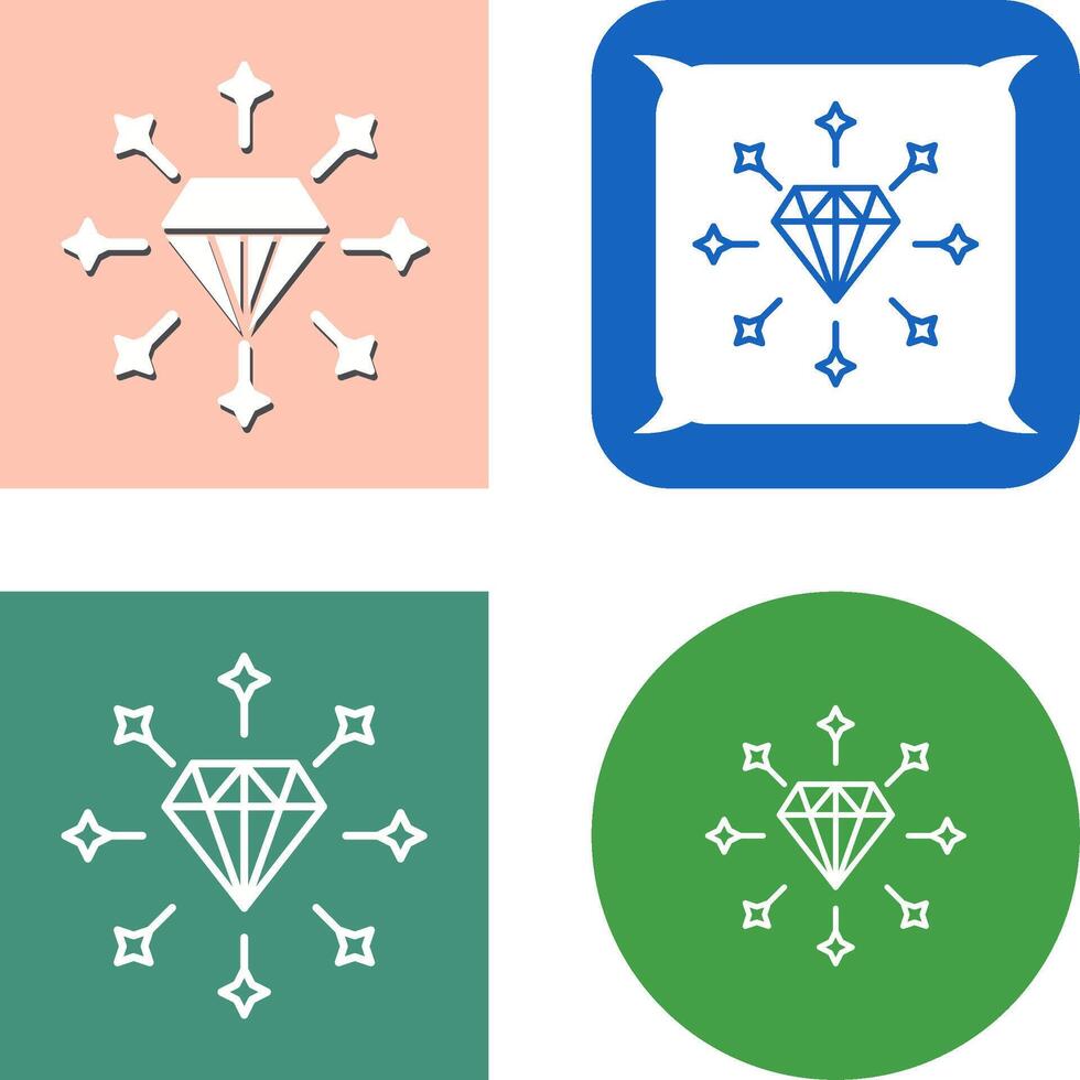 Diamond Icon Design vector