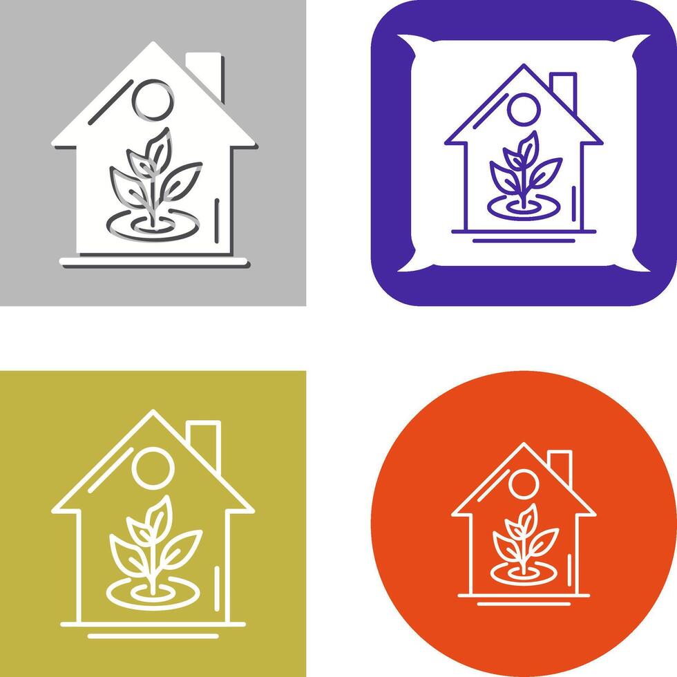 Plant Icon Design vector