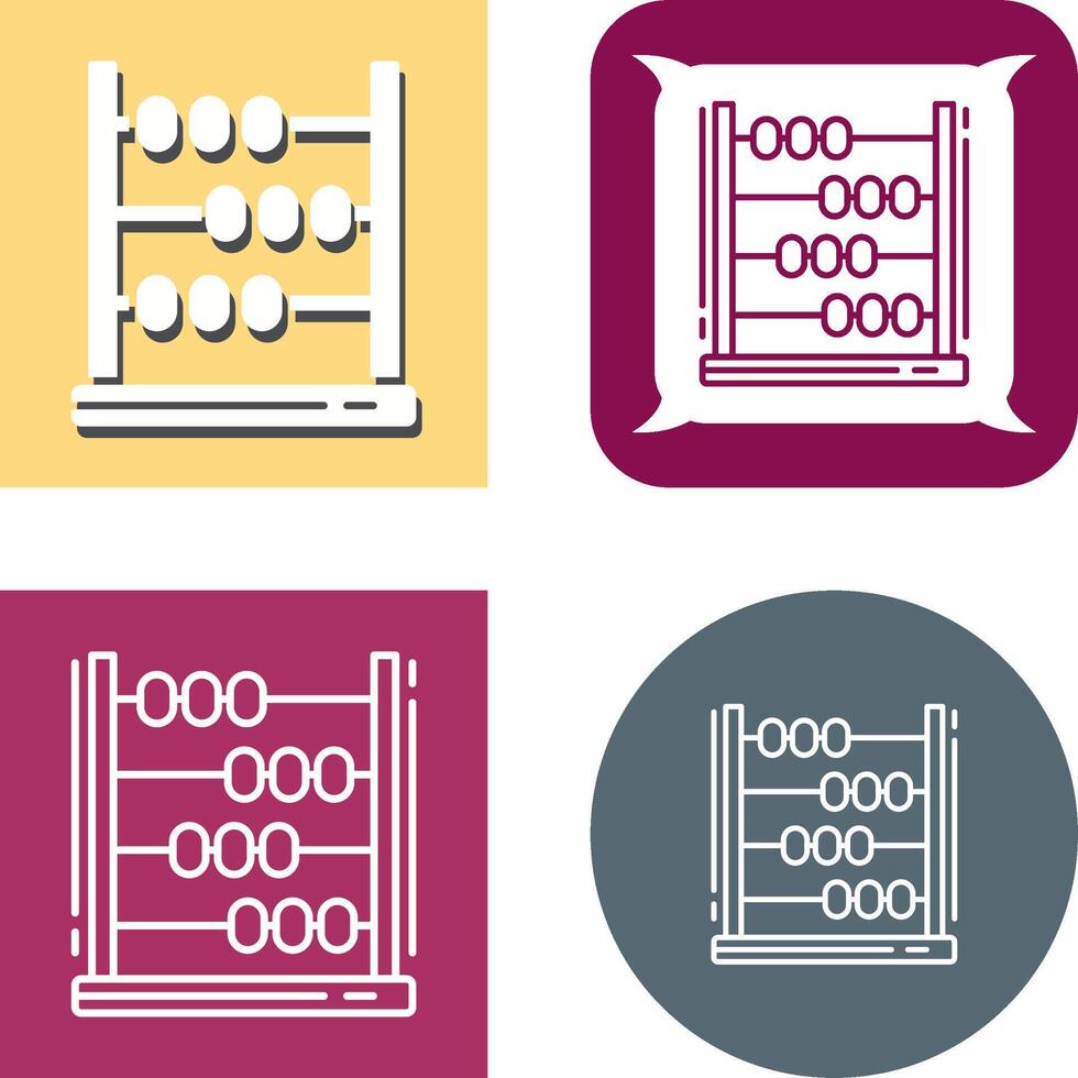 Abacus Icon Design vector