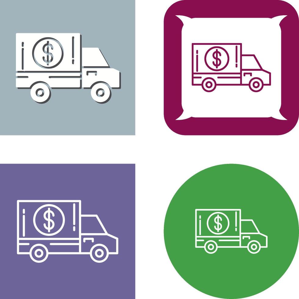 Delivery Truck Icon Design vector