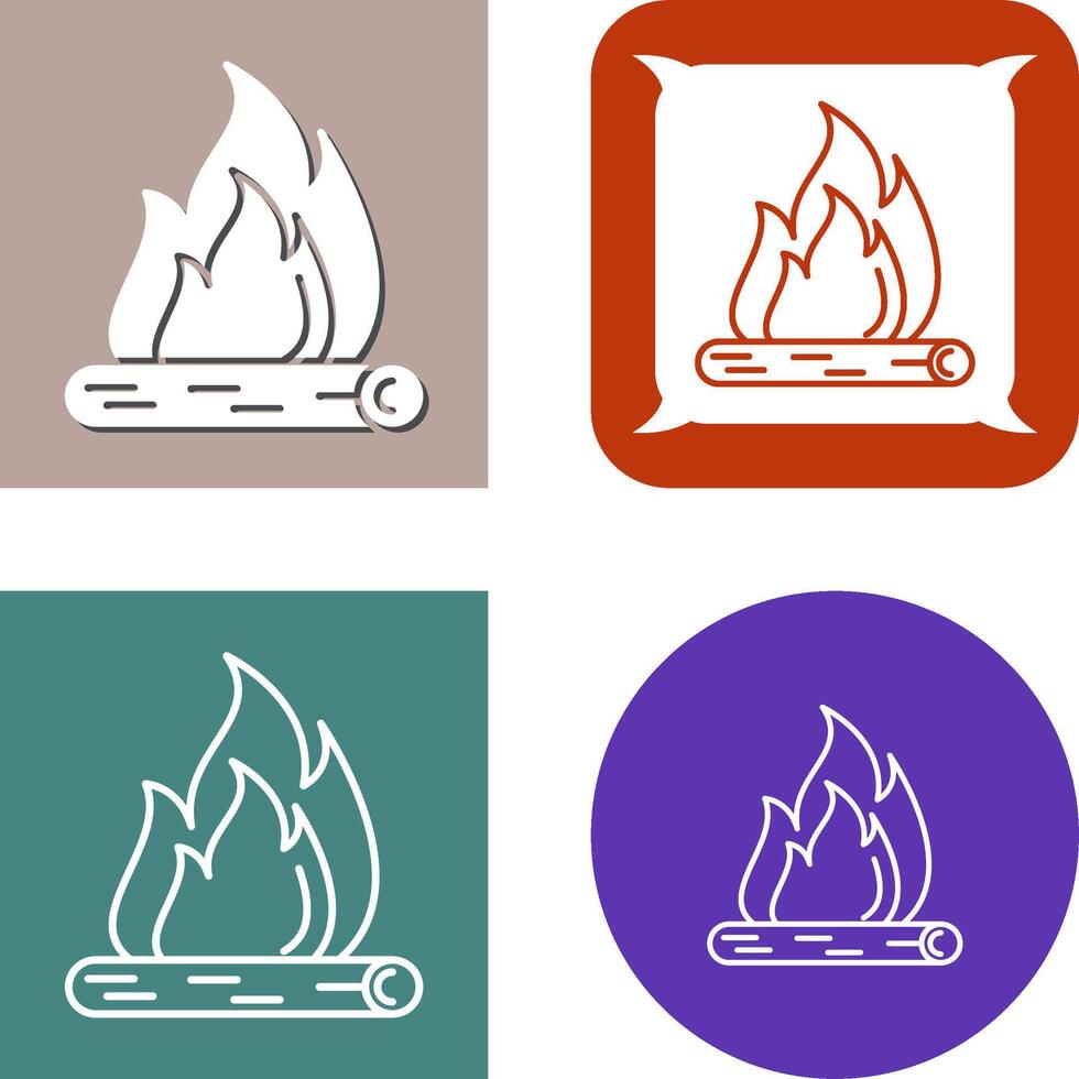 Fire Icon Design vector