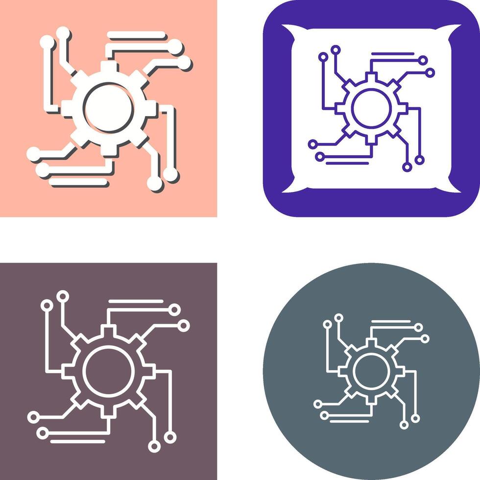 Automation Icon Design vector