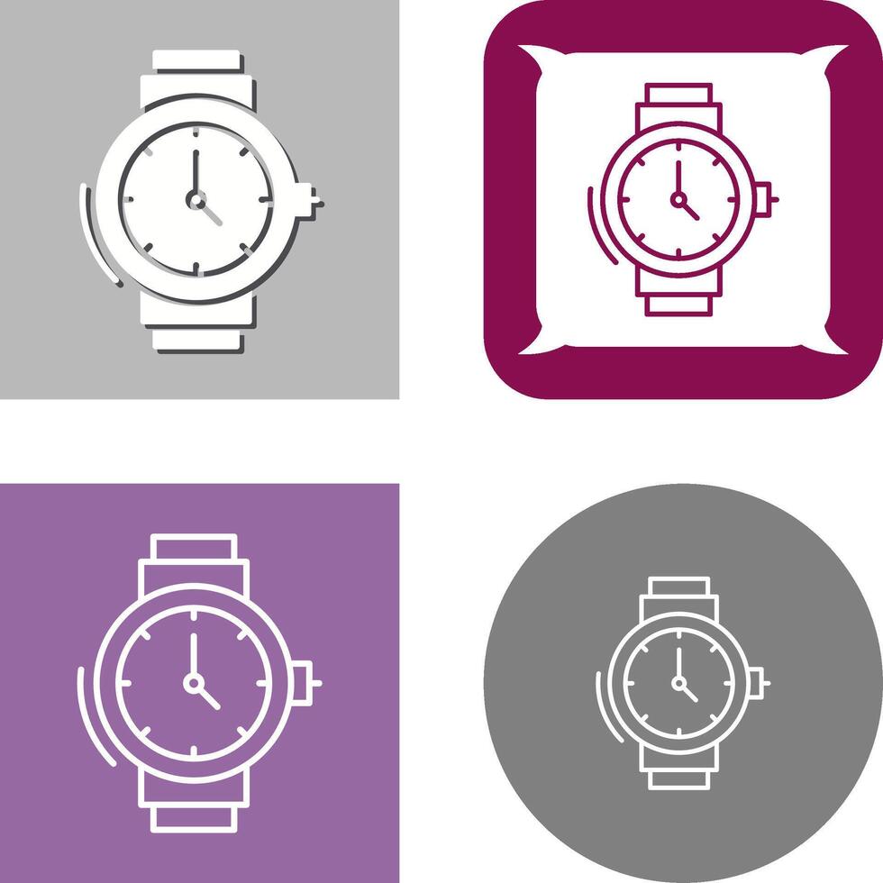 Wristwatch Icon Design vector
