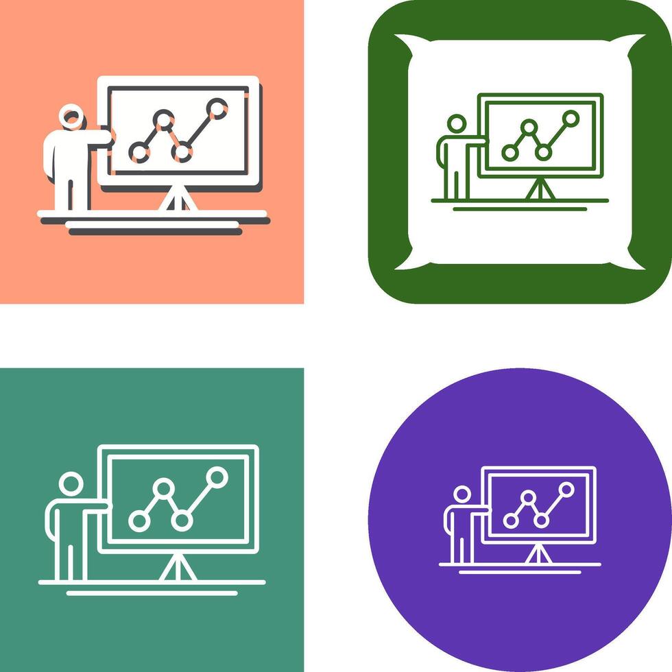Presentation Icon Design vector