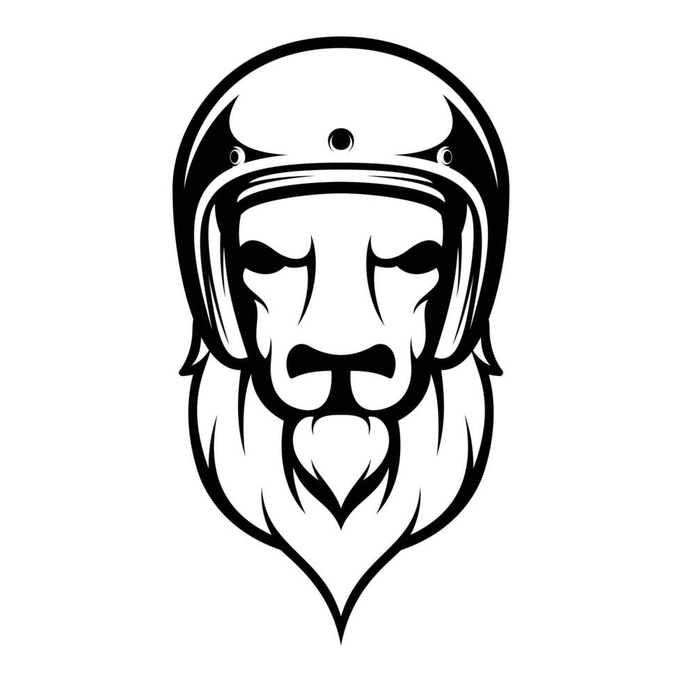 Buffalo Ride Outline Version vector