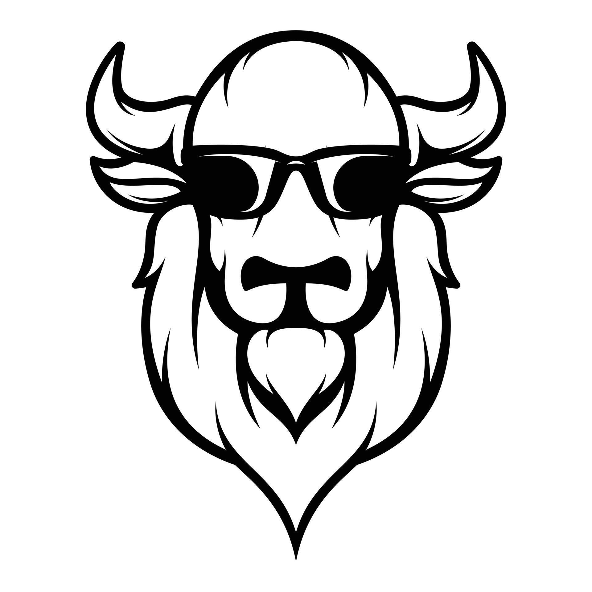 Buffalo Sunglass Outline Version 44162129 Vector Art at Vecteezy