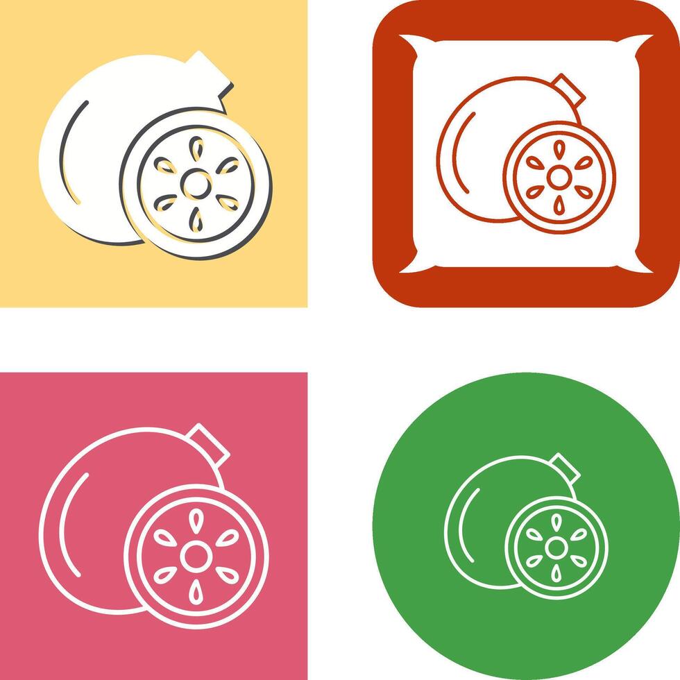 Kiwi Icon Design vector