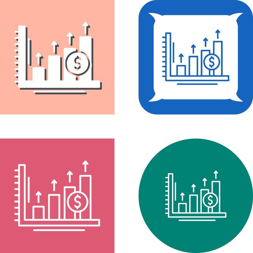 Profit Icon Design vector