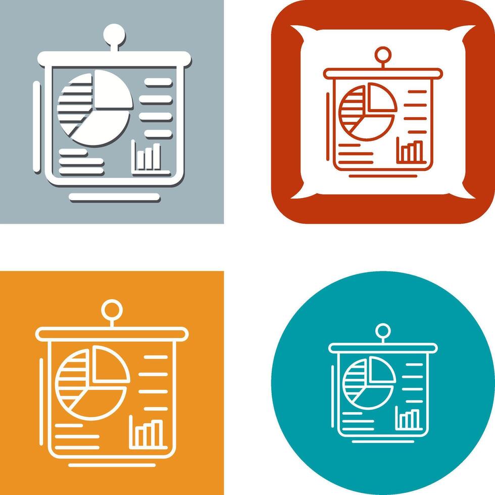 Presentation Icon Design vector