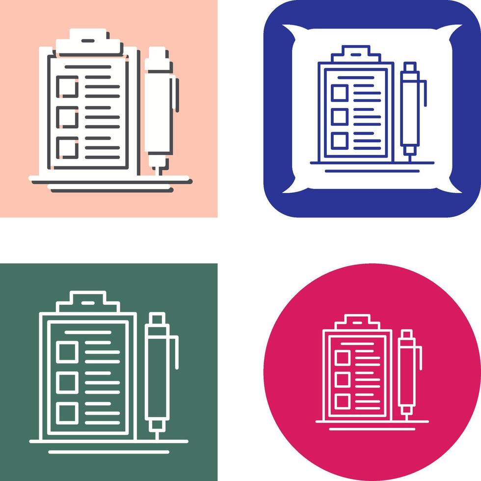 Check List Icon Design vector