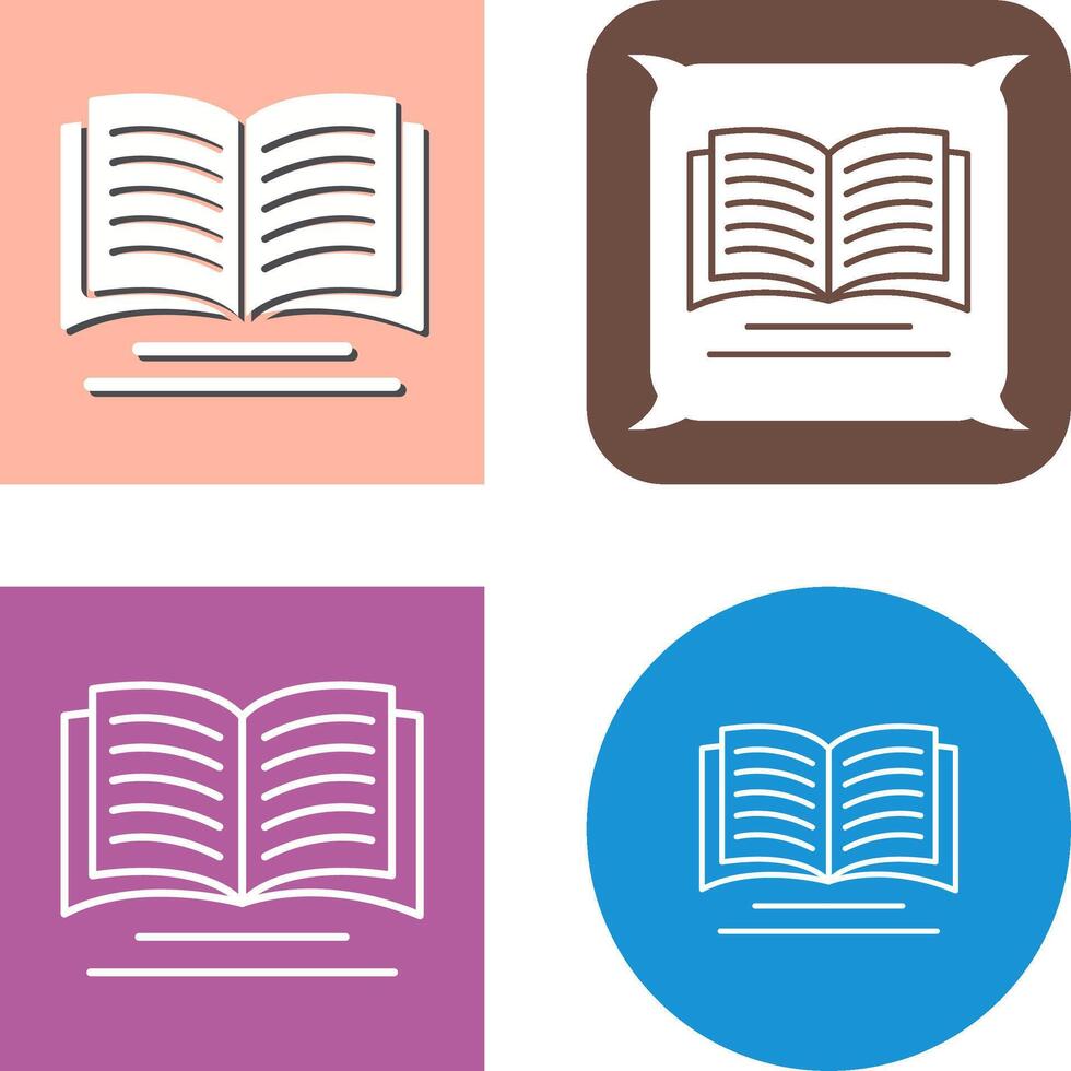 Book Icon Design vector