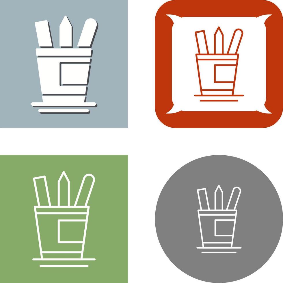 Stationery Icon Design vector