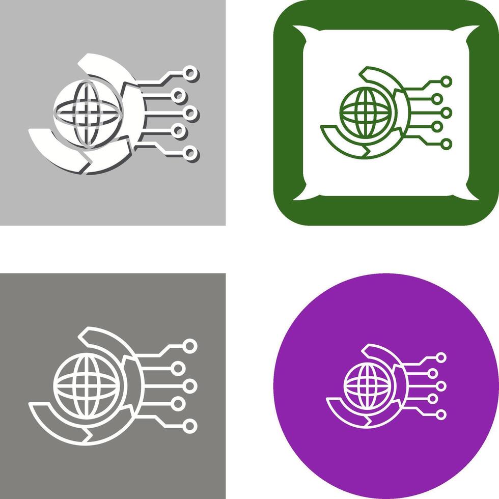 Internet Icon Design vector