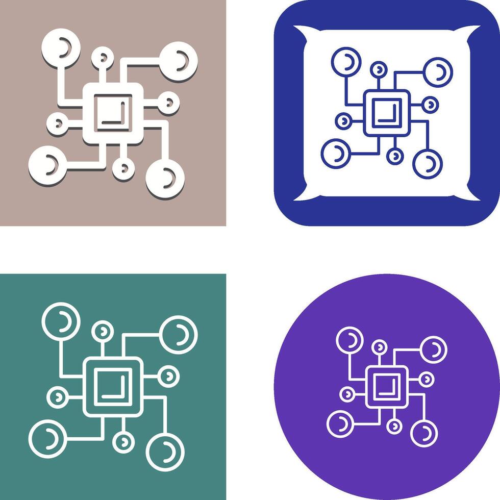 Connection Icon Design vector
