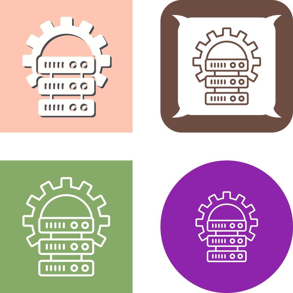 Server Icon Design vector