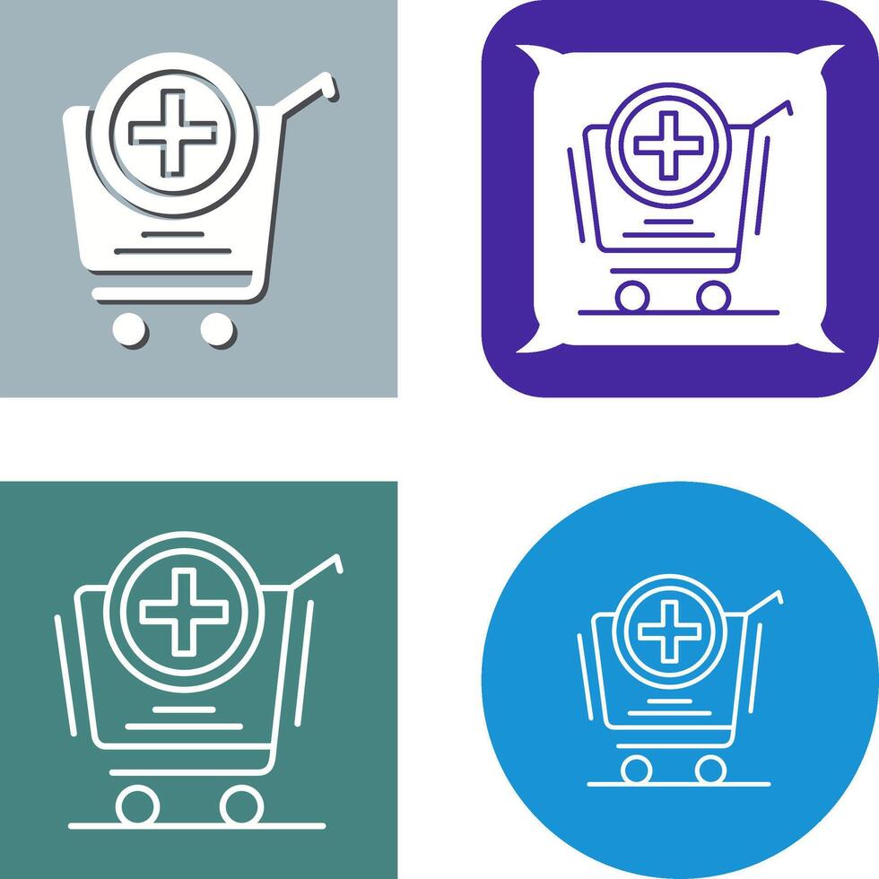 Add to Cart Icon Design vector