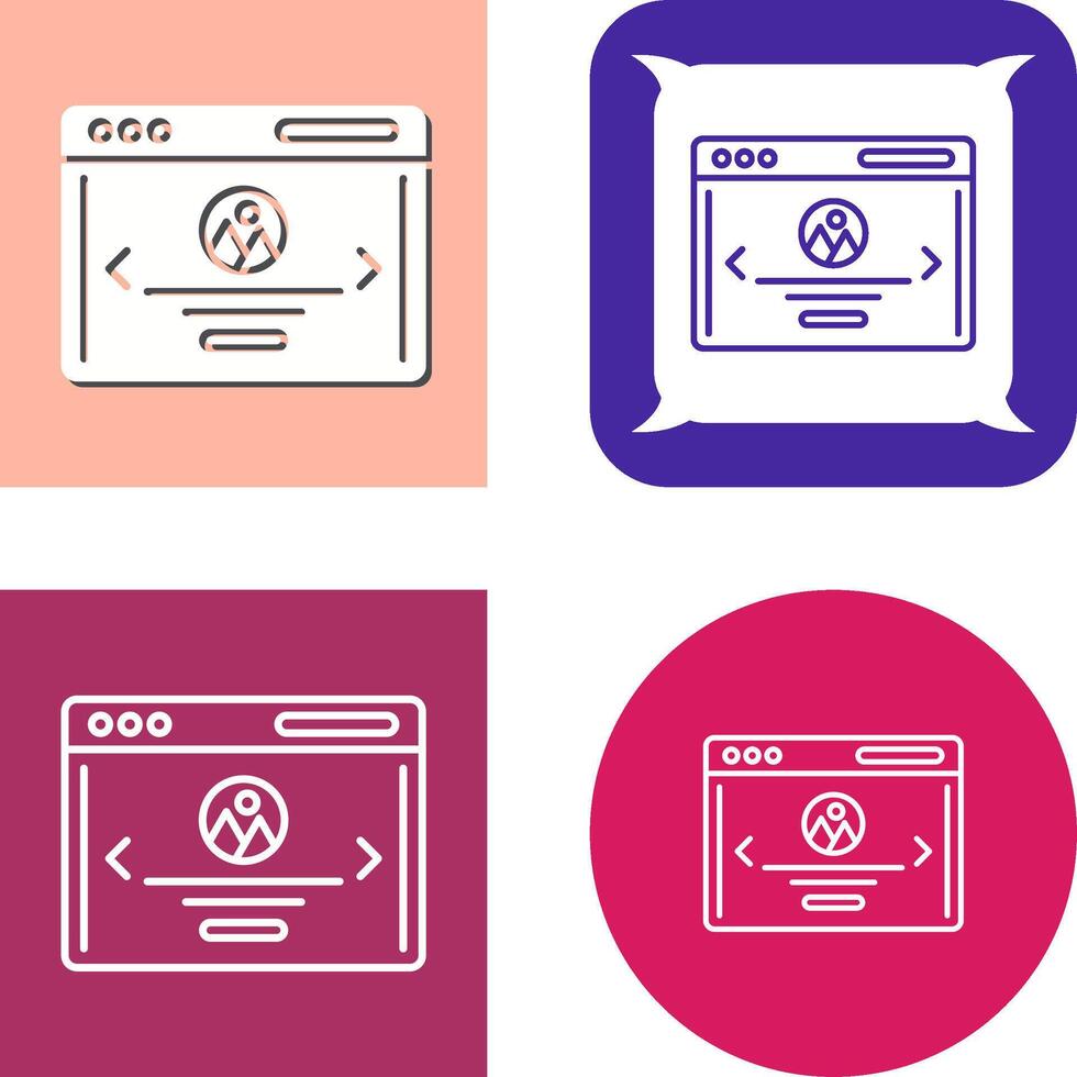 Web Page Icon Design vector