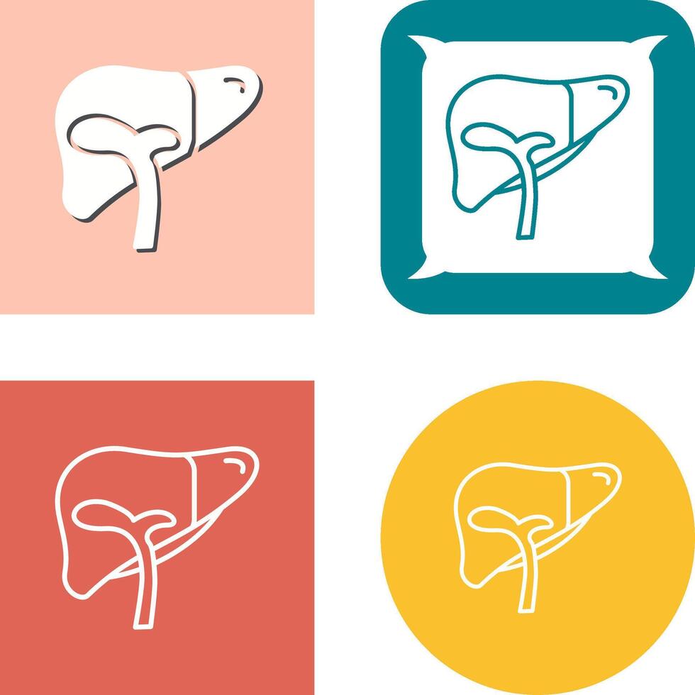 Liver Icon Design vector