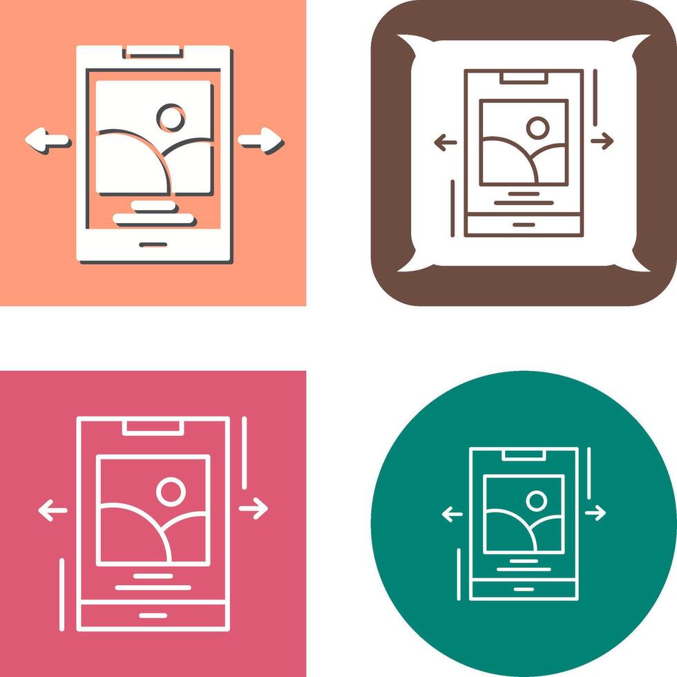 Swipe Icon Design vector