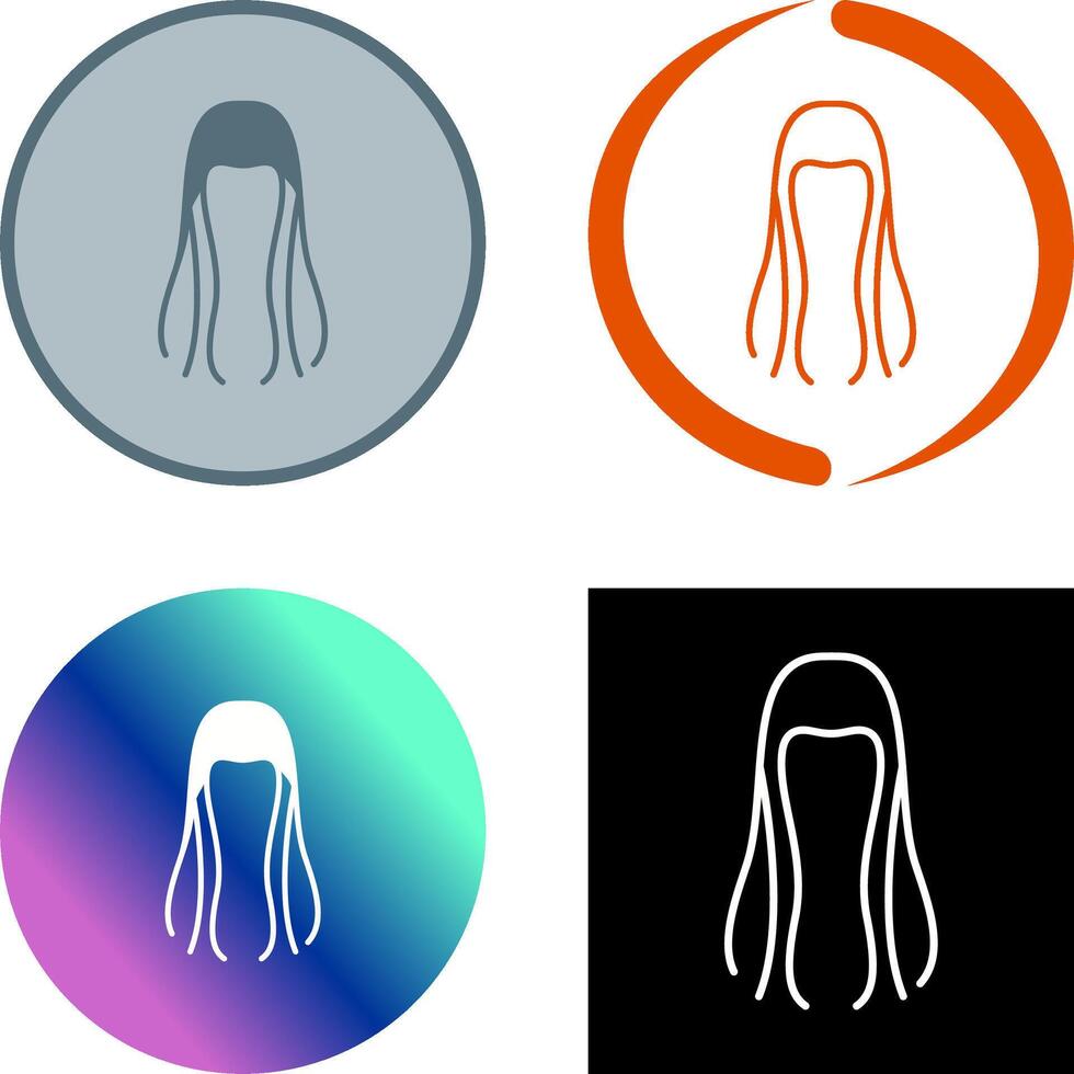 Hair Icon Design vector