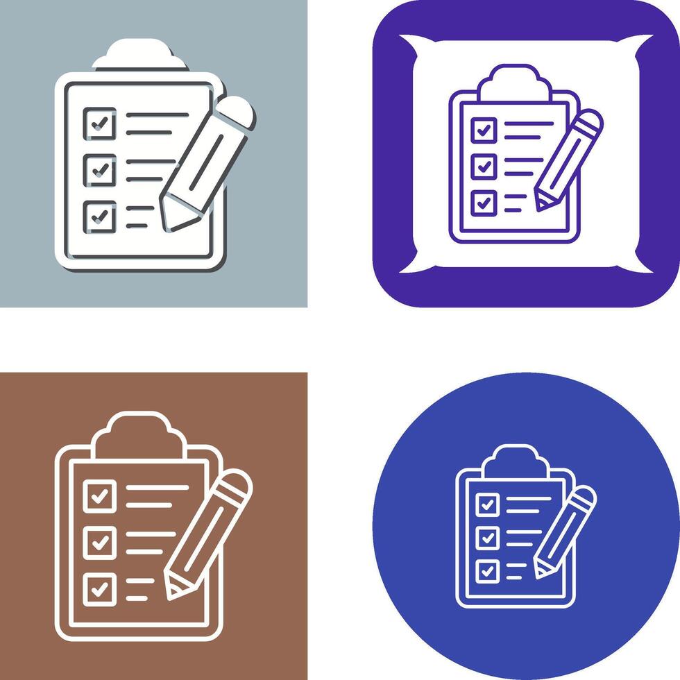 Checklist Icon Design vector