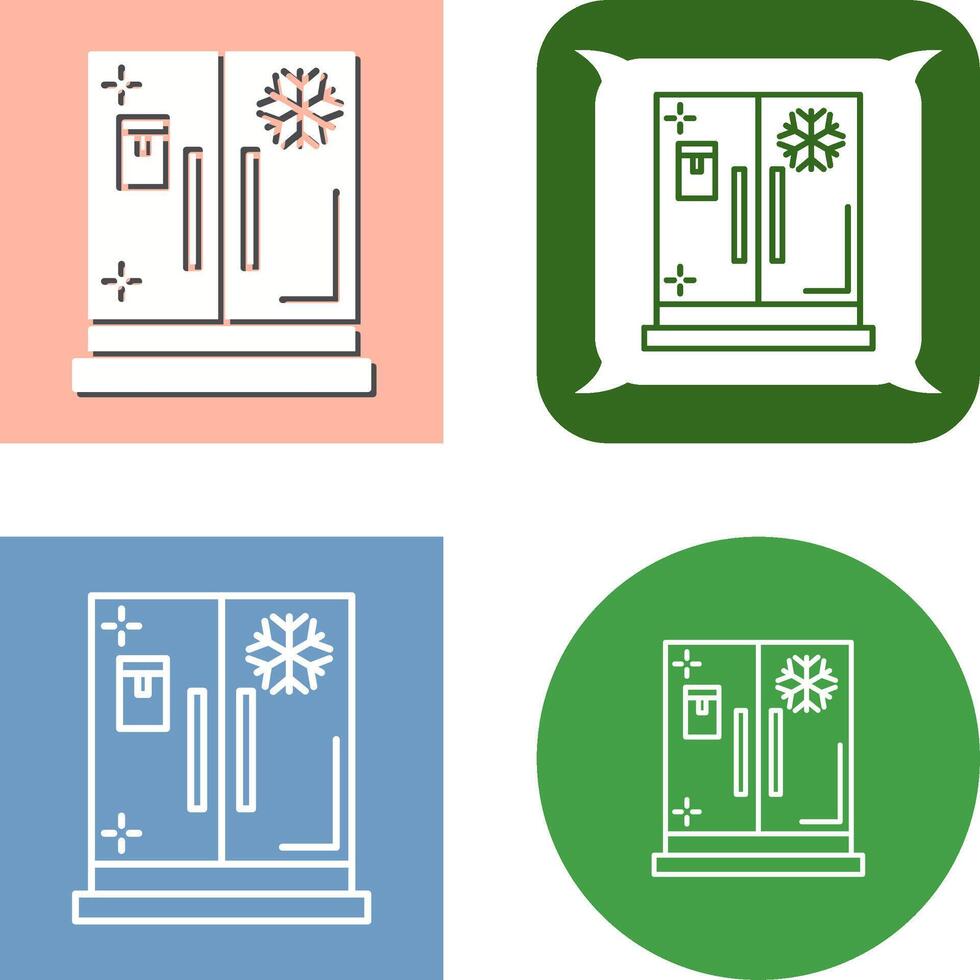 Fridge Icon Design vector