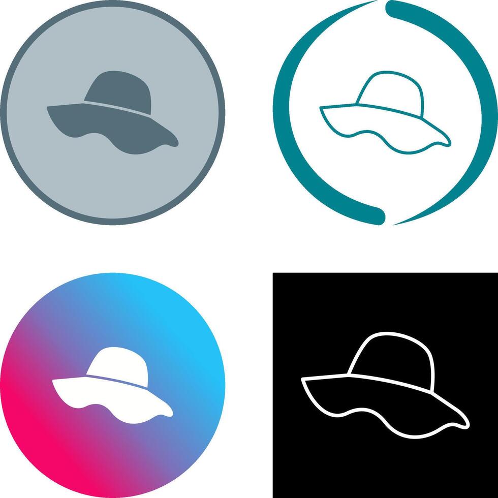 Hat Icon Design vector