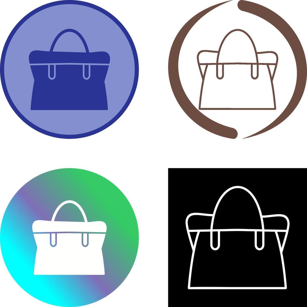 Bag Icon Design vector