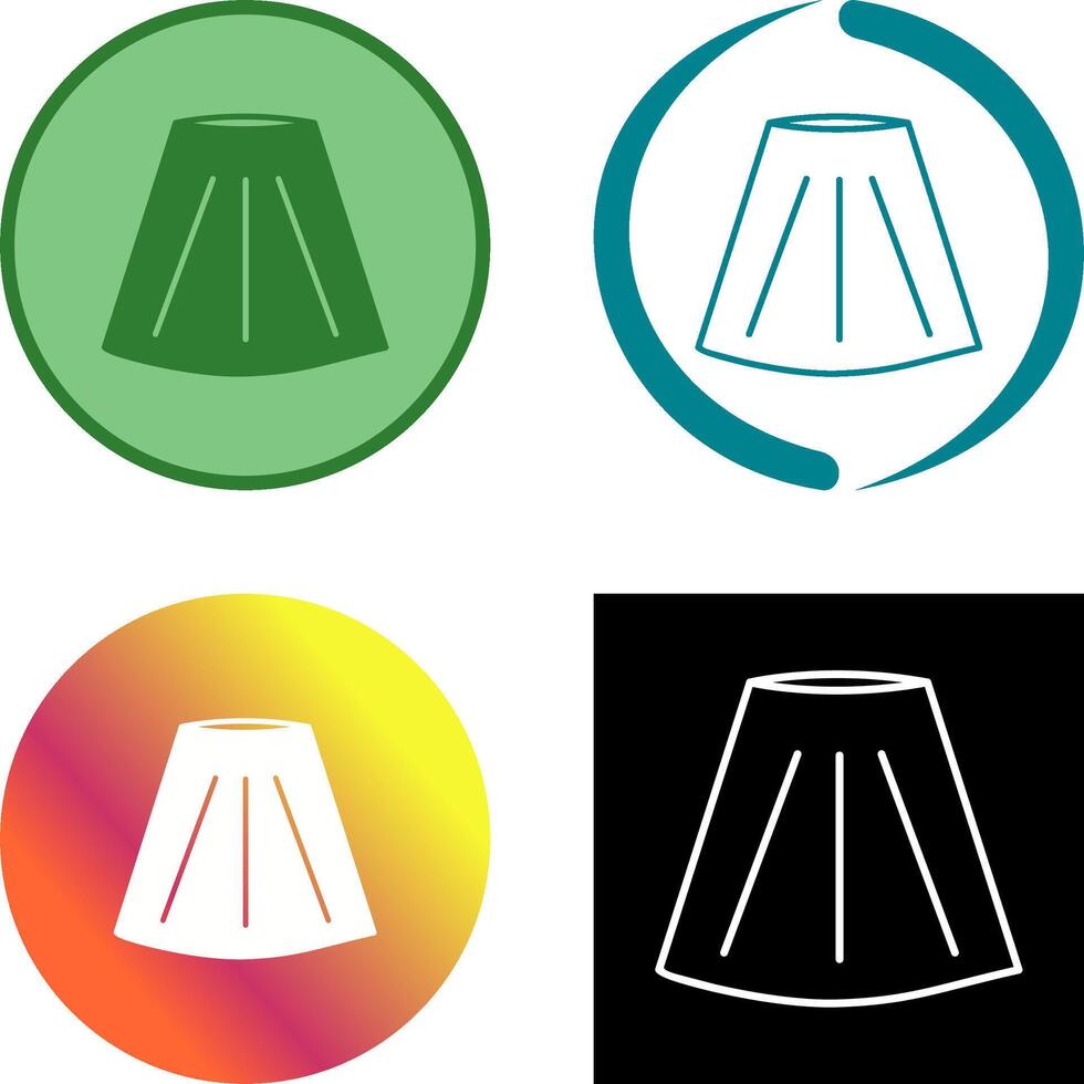 Skirt Icon Design vector