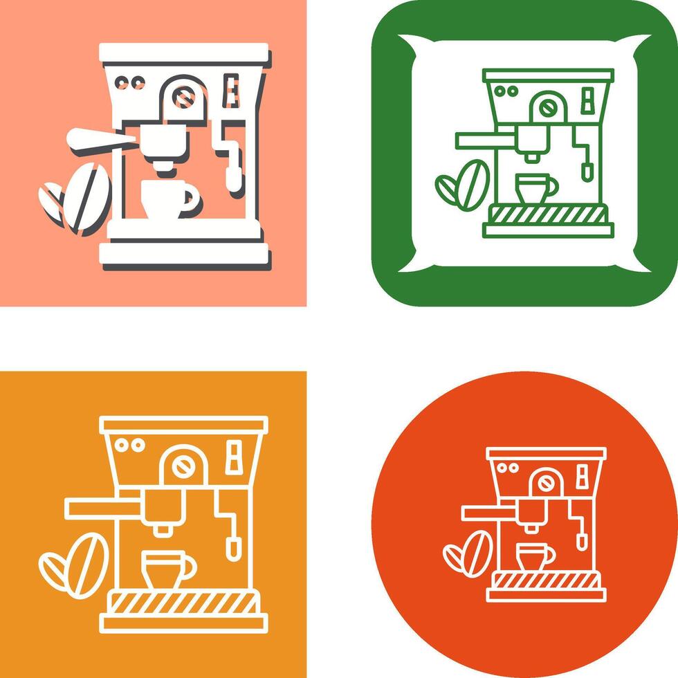 Coffee Machine Icon Design vector