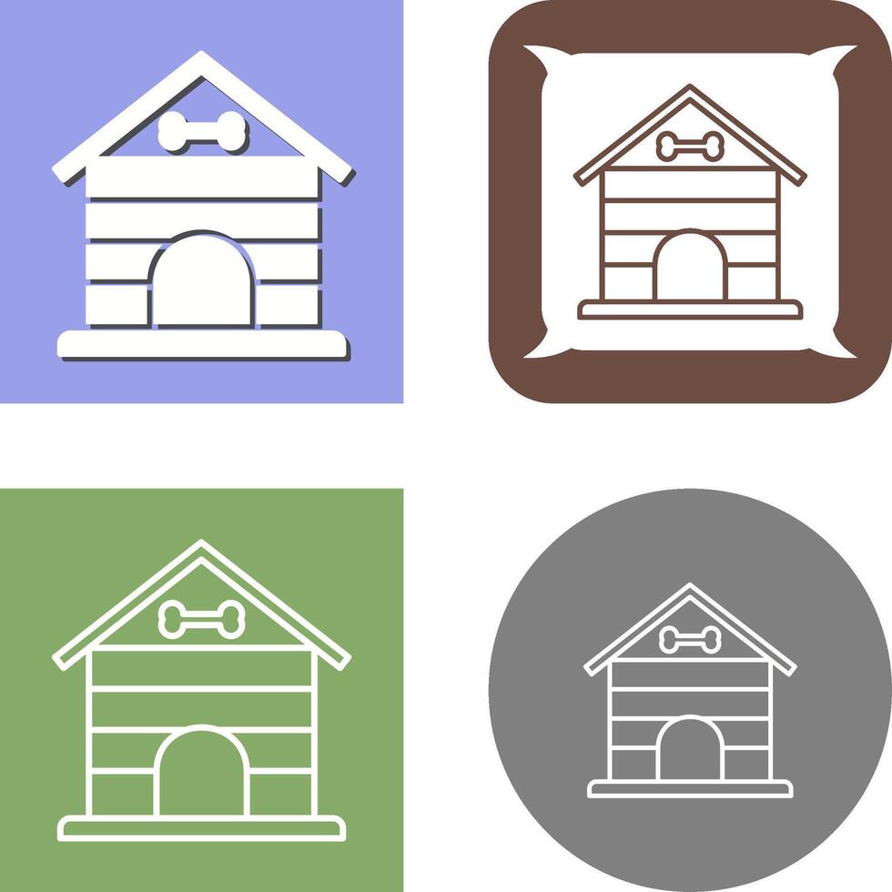 Dog House Icon Design vector