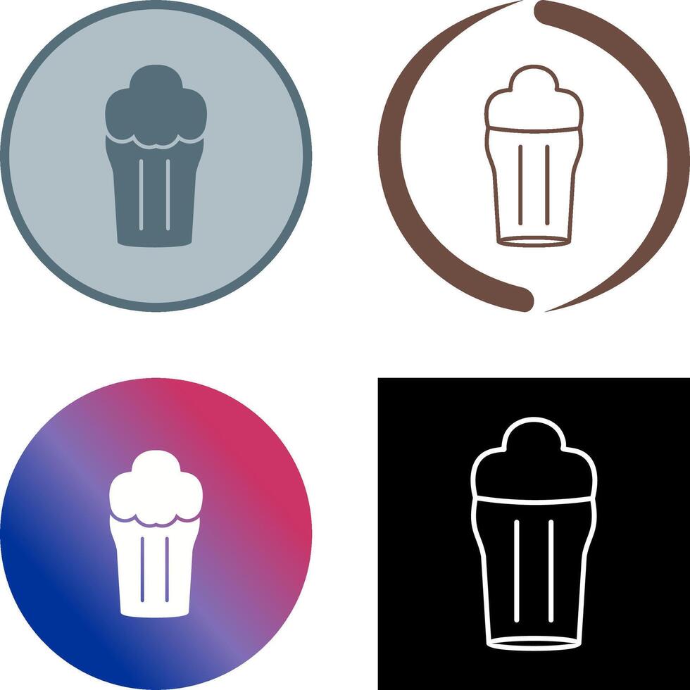 Pint of Beer Icon Design vector