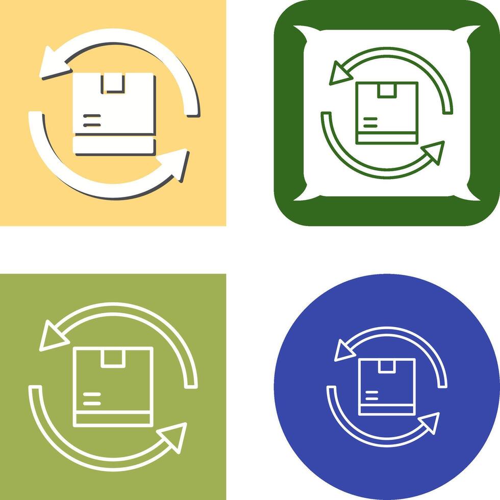 Product Return Icon Design vector