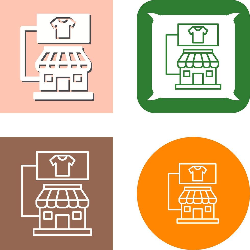 Store Icon Design vector