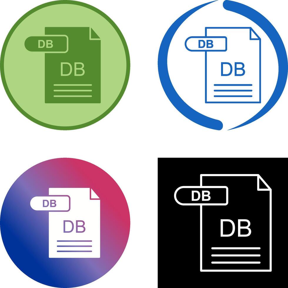 DB Icon Design 44163701 Vector Art at Vecteezy