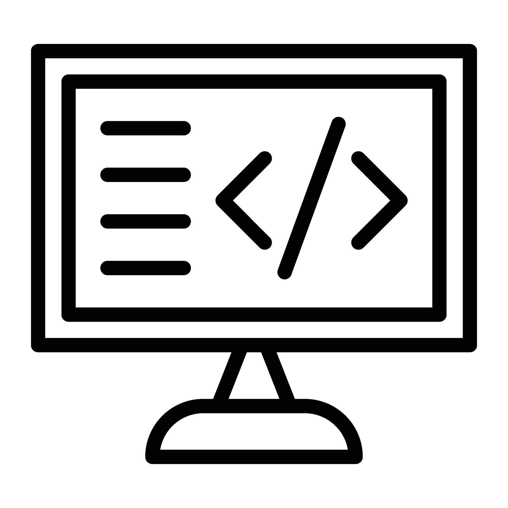 Programming Vector Line Icon Design 44163734 Vector Art at Vecteezy