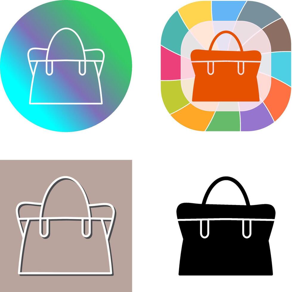 Bag Icon Design vector