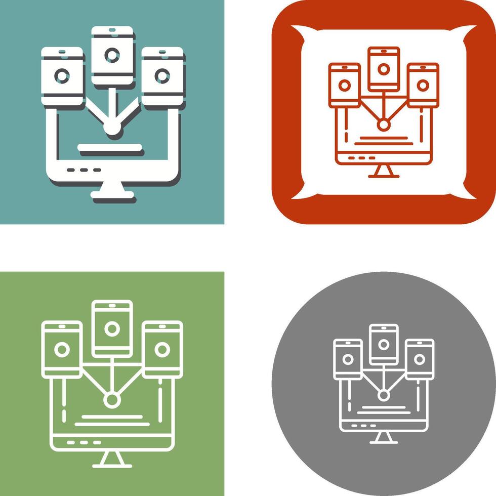 Computer Networks Icon vector