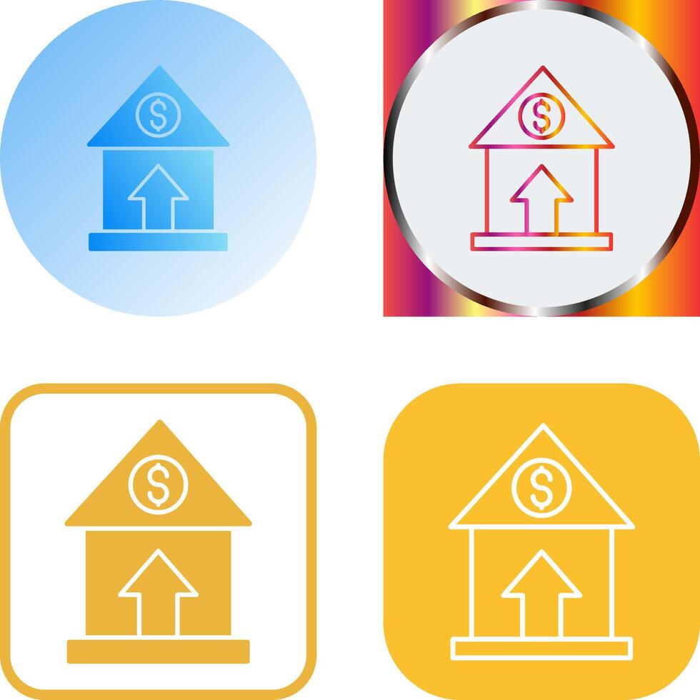 Property Value Icon vector