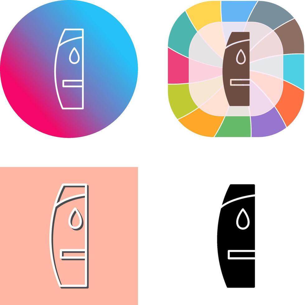 Shampoo Icon Design vector