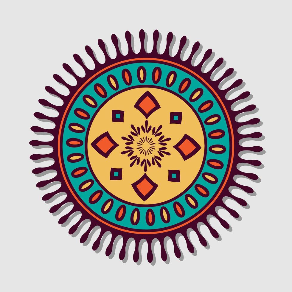 Colorful mandala vector